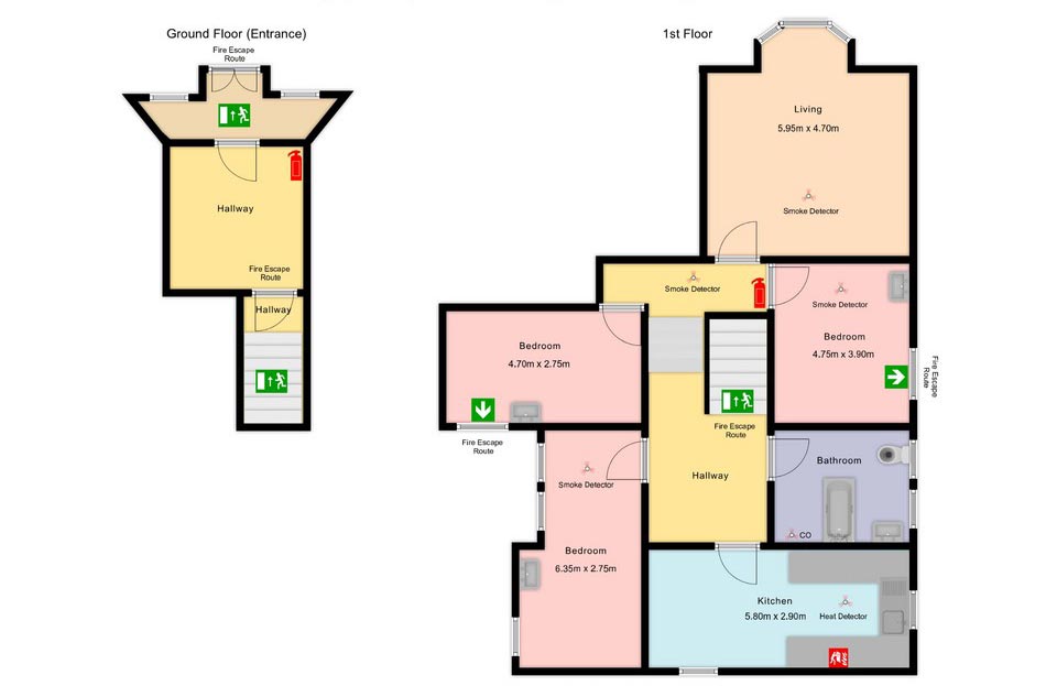 St Andrews House North Wing floor plan